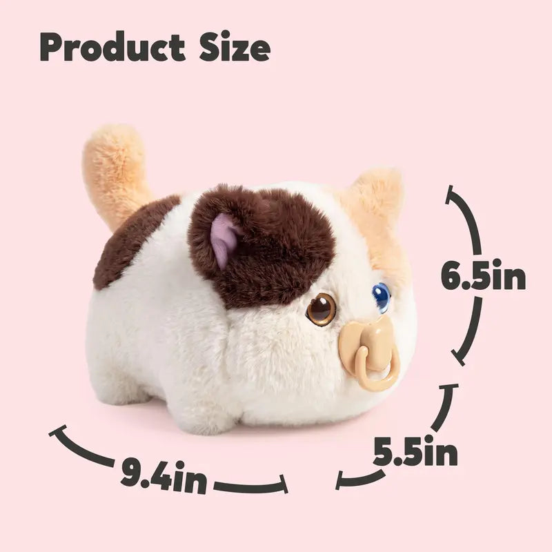 Interactive Fluffy Cat Plush Toy