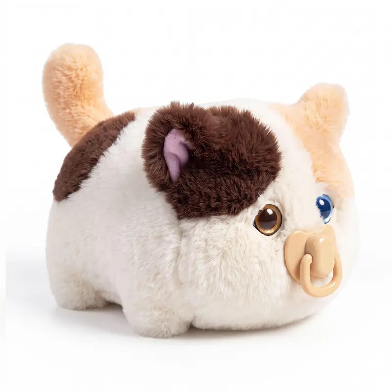 Interactive Fluffy Cat Plush Toy