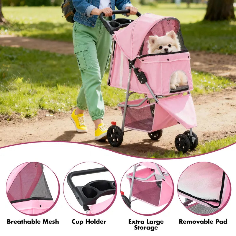 Foldable Dog Stroller