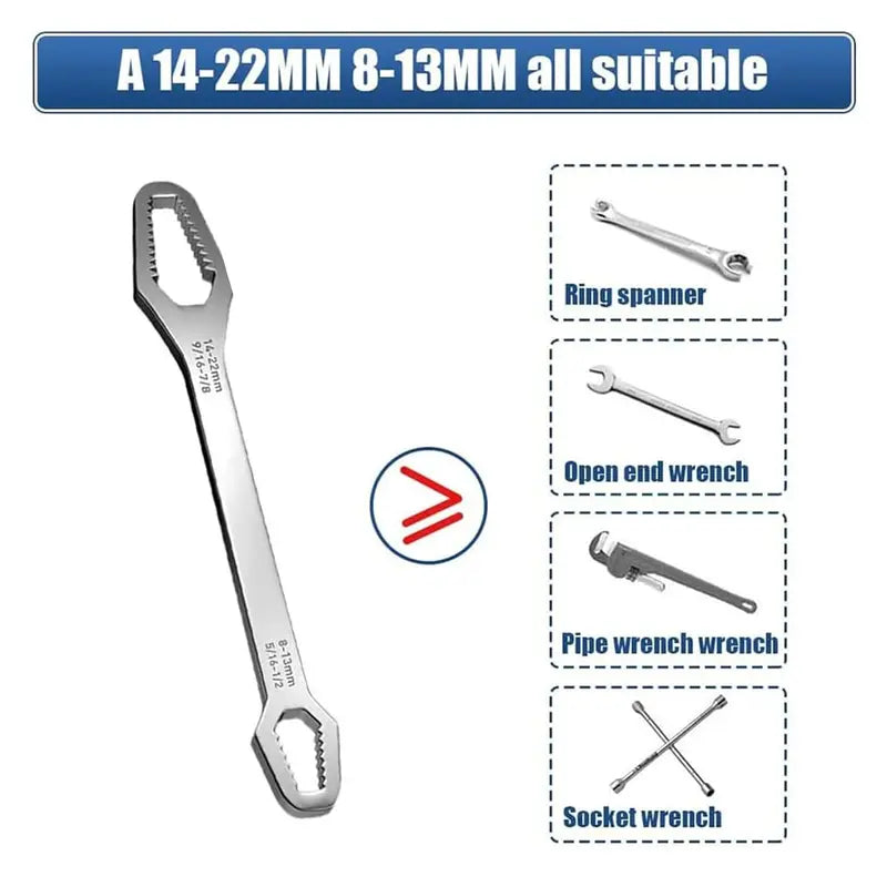Double Head Universal Wrench