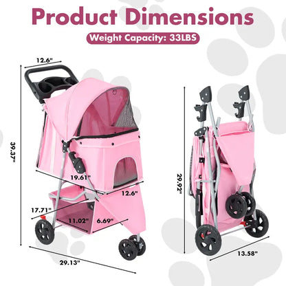 Foldable Dog Stroller