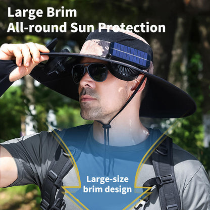 Misting Solar Fan Hat