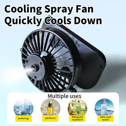 Misting Solar Fan Hat