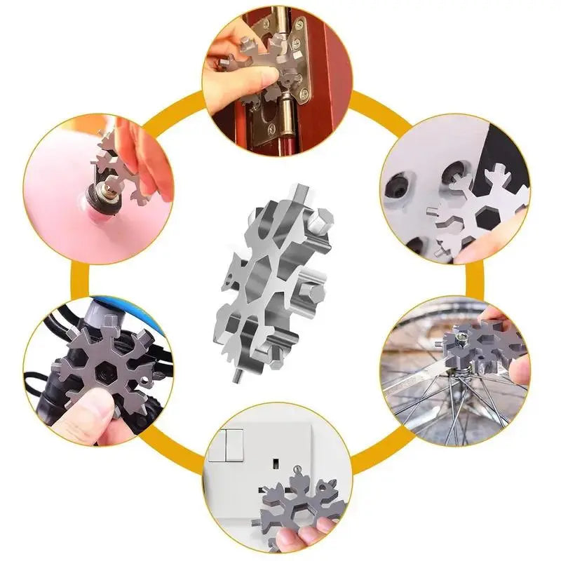 18 in 1 Snowflake Tool