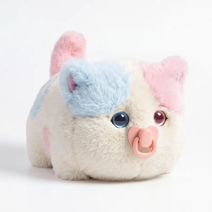 Interactive Fluffy Cat Plush Toy
