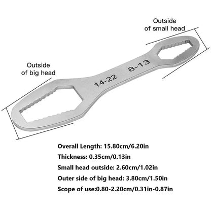 Double Head Universal Wrench
