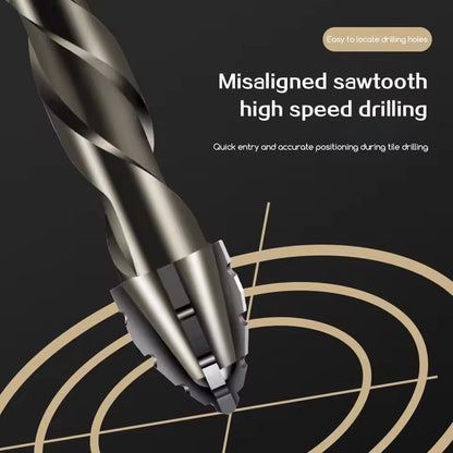 Powerful Four-Edged Drill Bit Set