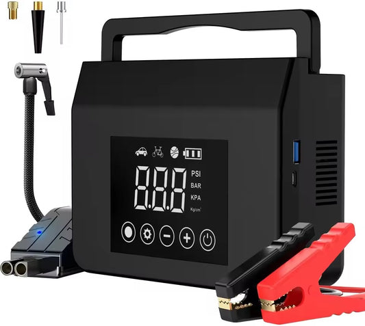 Portable Jump Starter with Air Compressor