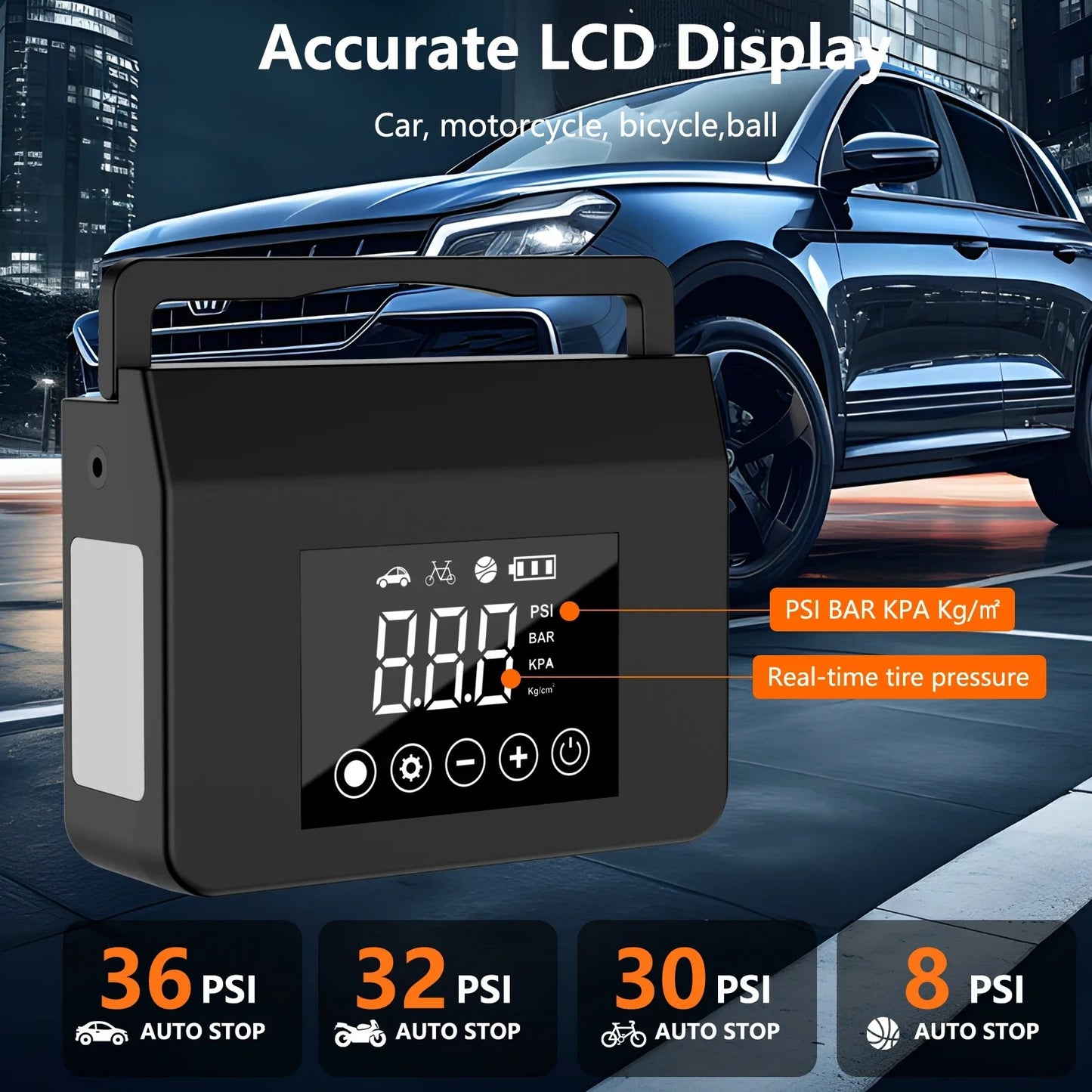 Portable Jump Starter with Air Compressor